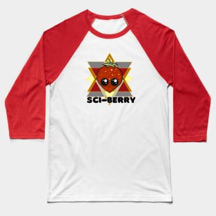 Sci-Berry the Strawberry Alien Baseball T-Shirt